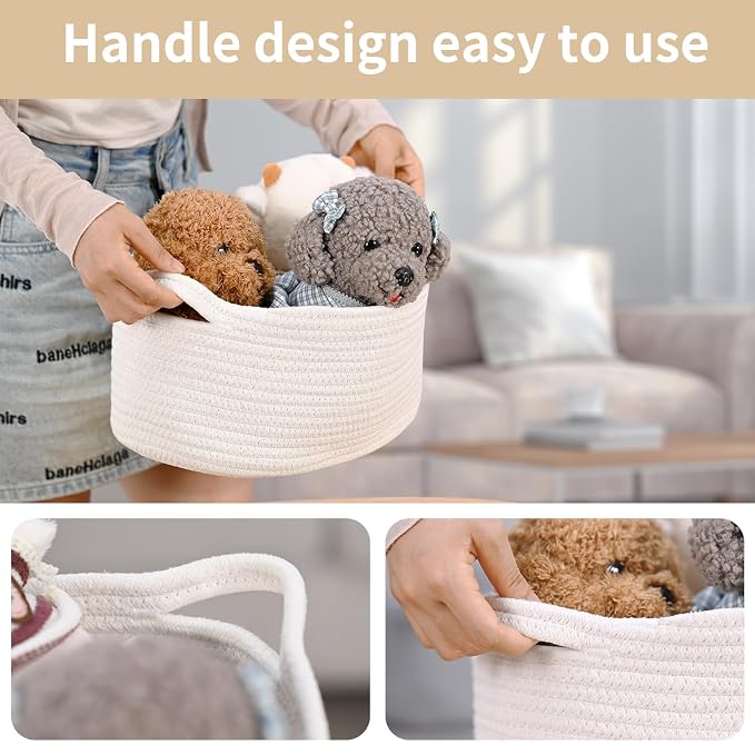 Happyiren Cute Woven Storage Basket - Image 4