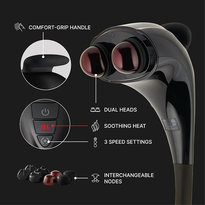 Homedics Twin Percussion Pro Dual Node Massager - Image 3
