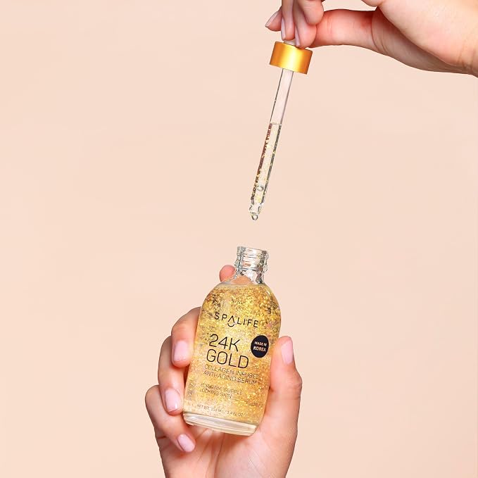 SpaLife Beauty Pearl Hyaluronic Acid Serum & 24k Gold Anti Aging Serum | - Image 5