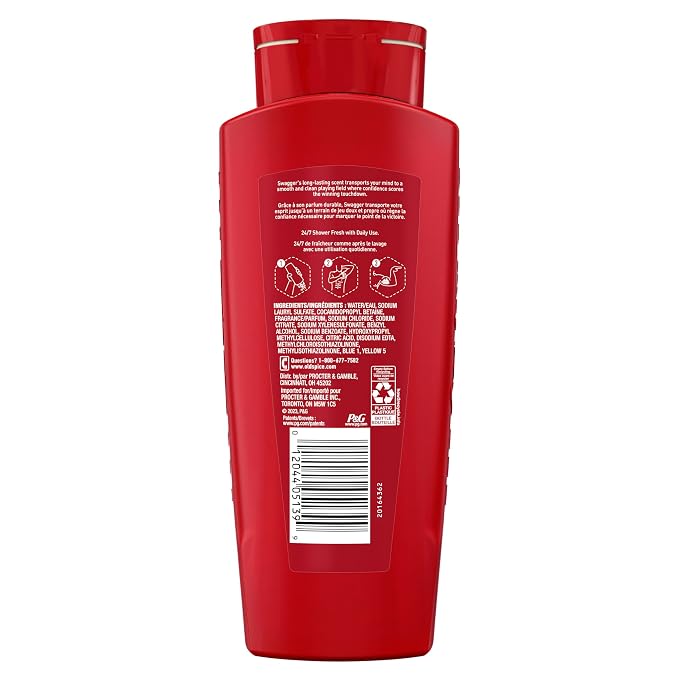 Old Spice Refreshing Body Wash for Men, 3X Defense, 24/7 Shower Fresh - Image 12
