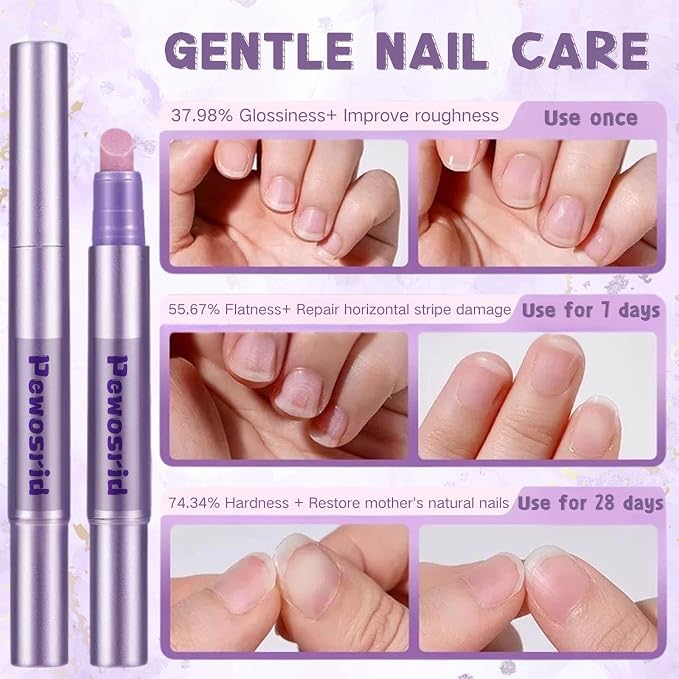 Cuticle Oil Pusher Pen, 4-in-1 Ceramic Cuticle Remover & Cuticle Oil in a Pen - Image 6
