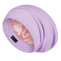 LULUSILK Mulberry Silk Lined Sleep Cap, No More Frizzy Tangled Hair, Stay On by LULUSILK