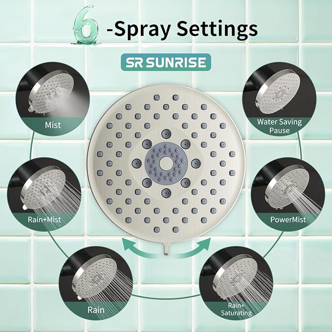 SR SUN RISE Filtered Shower Head - Image 3
