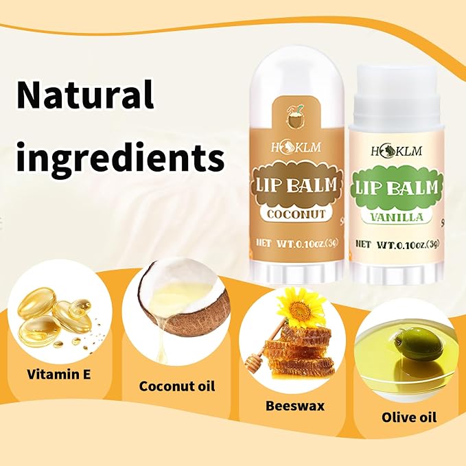 Mini Lip Balm 68 Pack, Natural Lip Balms - Image 3