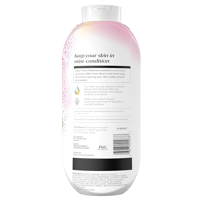 Olay Body Wash for Women, Fresh Radiance, 24/7 Skin-Loving Freshness, Visibly - Image 13