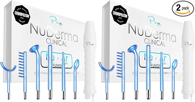 Pure Daily Care NuDerma Clinical Portable Skin Therapy Wand, Machine by PureDailyCare