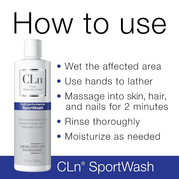 CLn® SportWash – High-Performance Sport Body Wash, - Image 6