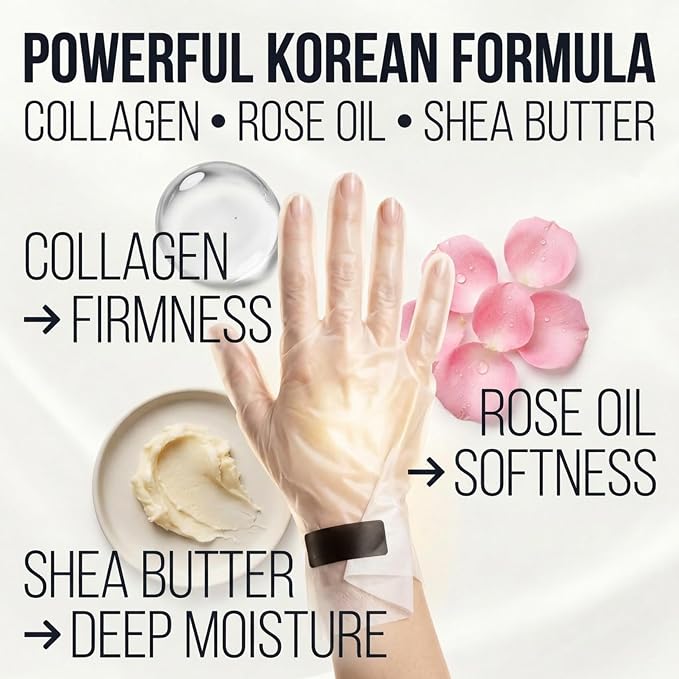 WONDER FAMILY Aqua Hand Mask – Moisturizing Gloves - Image 4