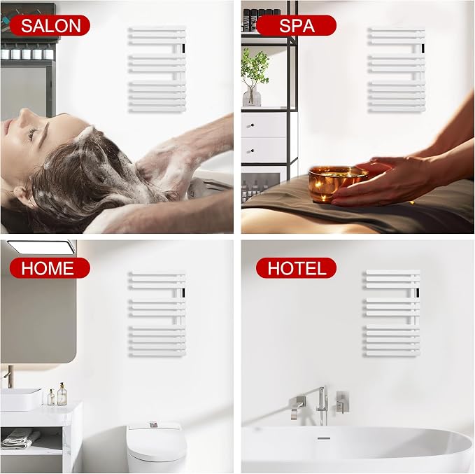 Electric Towel Warmer Rack, Heating Towel Warmer, Timer & Temperature Control - Image 6
