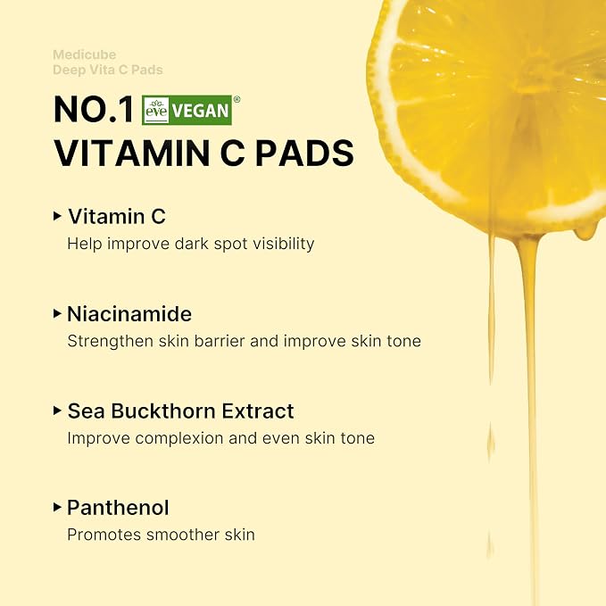 medicube Toner Pads Deep Vita C Facial Toner Pad - Image 3