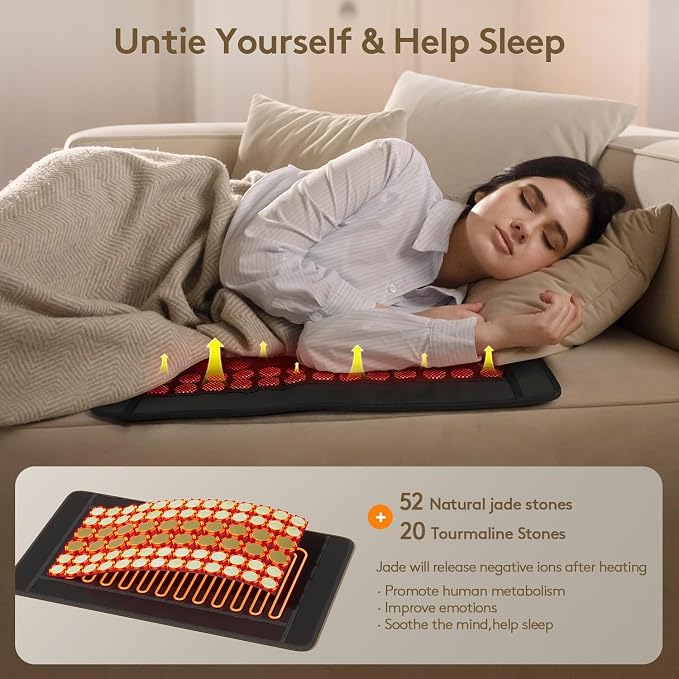 UTK Infrared Heating Pad for Back, Luxury Gift Design, 5X Deeper Pain Relief - Image 3