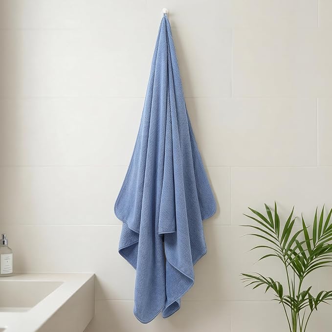 REDKISS Pack of 2 Jumbo Bath Sheets, 40 x 80 Inches Microfiber Bath Towels - Image 7