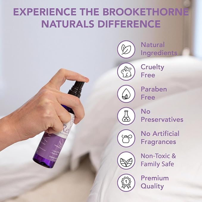 Relax Lavender Spray for Sleep, Natural Linen Spray for Bedding, Perfect - Image 4