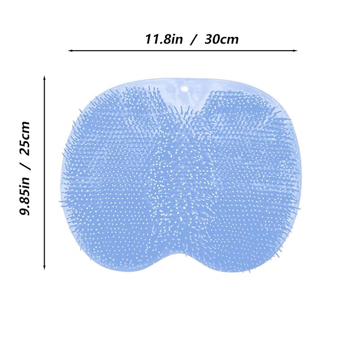 Shower Foot and Back Scrubber Mat, Wall Mounted Shower Foot Scrubber - Image 6