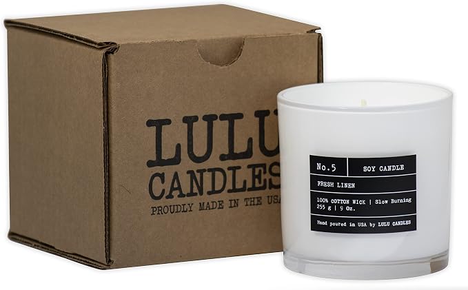 Lulu Candles | Wild Lemongrass | Luxury Scented Soy Jar Candle | Hand Poured in - Image 6