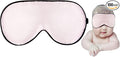 Mulberry Silk Sleep Mask with Adjustable Strap by KmeetQ
