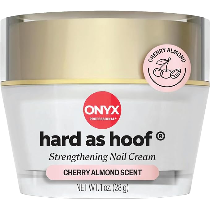 Onyx Professional Hard as Hoof Nail Strengthening Cream, Cherry Almond Scent by OnyxProfessional
