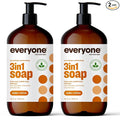 Everyone 3-in-1 Soap, Body Wash, Bubble Bath, 32 Ounce, Cedar and Citrus by Everyone