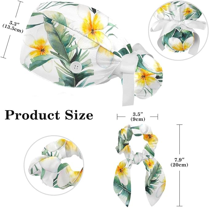 Ethnic Aztec Pattern Adjustable Scrub Cap Hat - Image 2