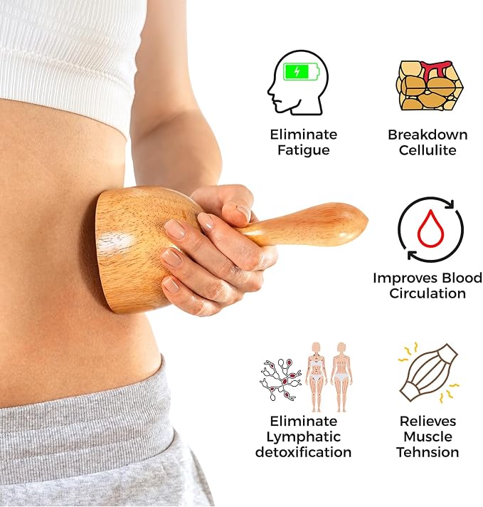 3 PCS Wood Therapy Massage Tools - Image 3