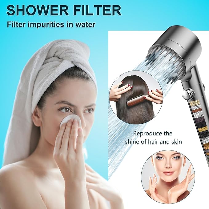 Multi-Stage Shower Filter Replacement Compatible - Image 4