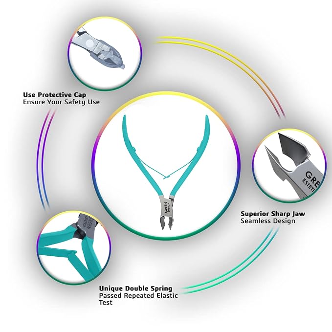 Professional Cuticle Trimmer Nail Cuticle Cutter Stainless Steel Cuticle Nippers - Image 4