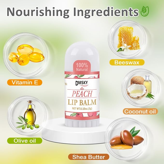 DMSKY Mini Lip Balm 20 Pack, Moisturizing - Image 3