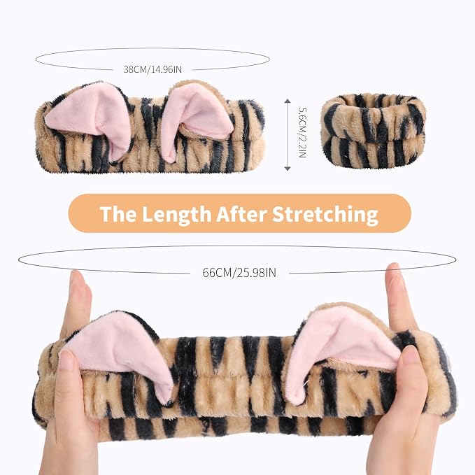 PERFECTSIGHT 2 Pack Cute Animal Headbands - Image 5