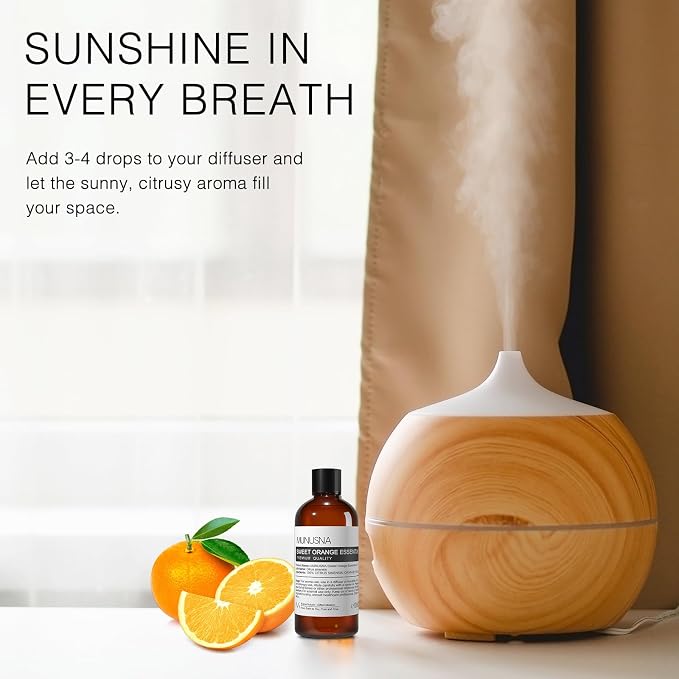 Sweet Orange Essential Oil 100ML, 100% Pure Natural Sweet Oranges Oil Premium - Image 5