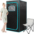 Portable Infrared Sauna for 1 Person, Full Size Home Sauna Box by AURGOD