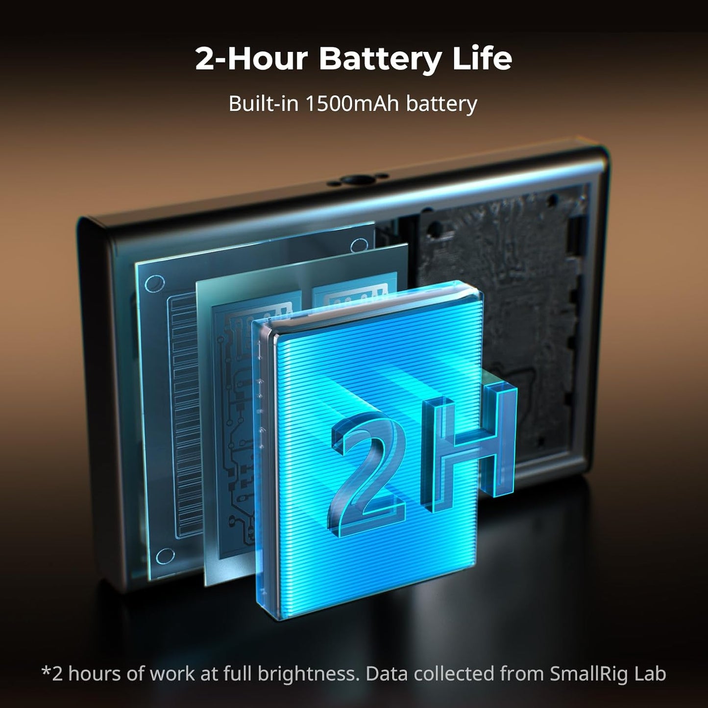 SmallRig Phone Monitor Screen with Wireless Control, 1080P Wireless Recording (Support 4K 30fps), Video Monitor with Cold Shoe Mount, Real-Time Screen Sharing, for iPhone for MagSafe - 4850