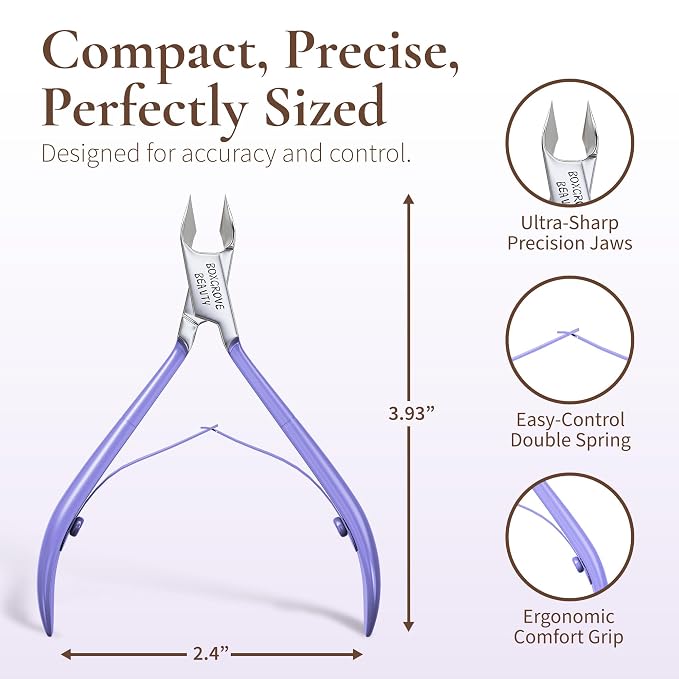 Professional Cuticle Cutter & Pusher Trimmer Manicure Tools - Image 3