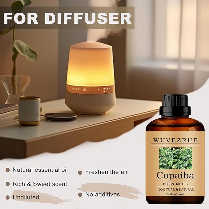 Copaiba Essential Oils, 240ML Pure and Natural Essential Oil - Image 5