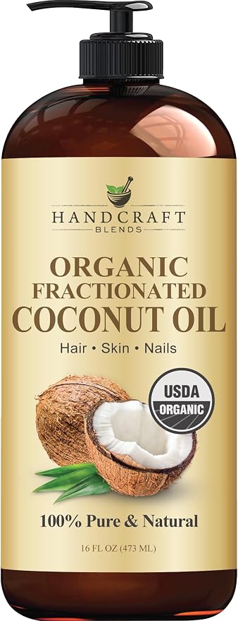 Handcraft Blends Organic Fractionated Coconut Oil | 100% Pure and Natural | by HandcraftBlends