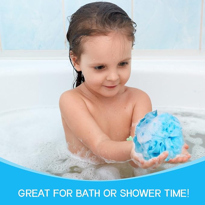 Loofah Sponge Shower Loofahs Bath Sponges Mesh Balls - Image 5