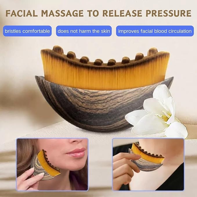 New Lymphatic Contour Face Brush, Contour Face Brush - Image 3