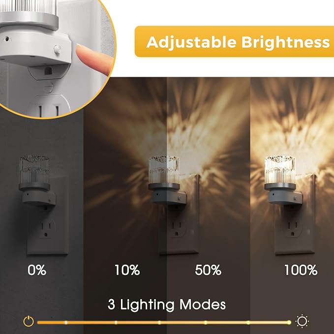 L LOHAS LED Night Light, Night Lights Plug into Wall, 3000K Soft Light LED - Image 3