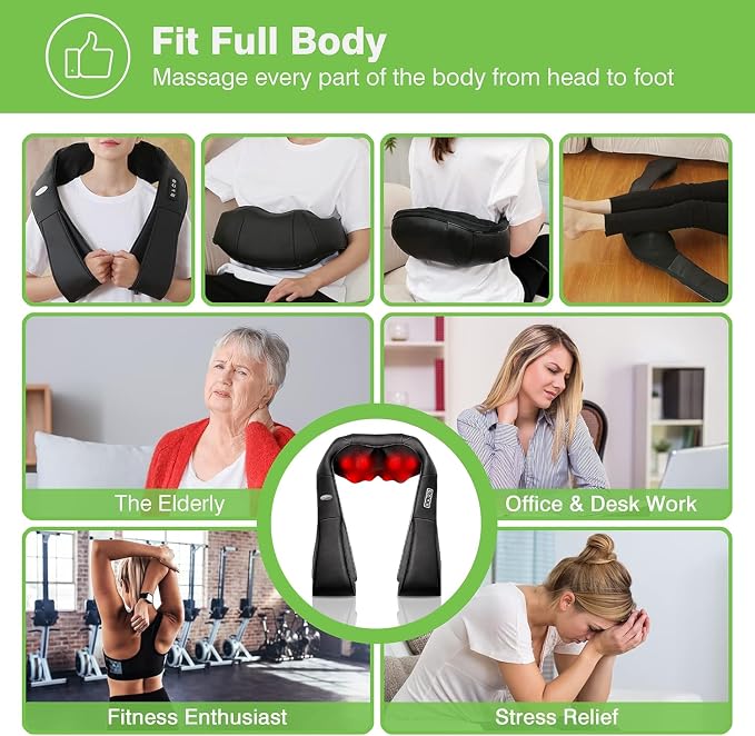 cotsoco Neck Massager, Shiatsu Shoulder and Back Massager - Image 8
