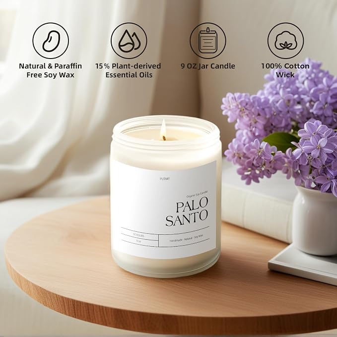 Palo Santo Highly Scented Candle - Image 3