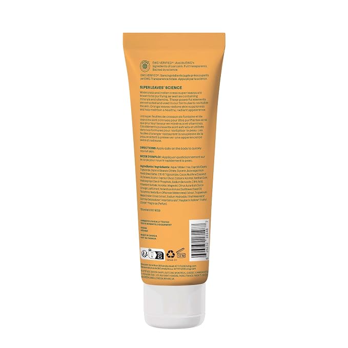 ATTITUDE Body Lotion, EWG Verified, Vegan & Cruelty-Free, Hydrating Moisturizer - Image 7