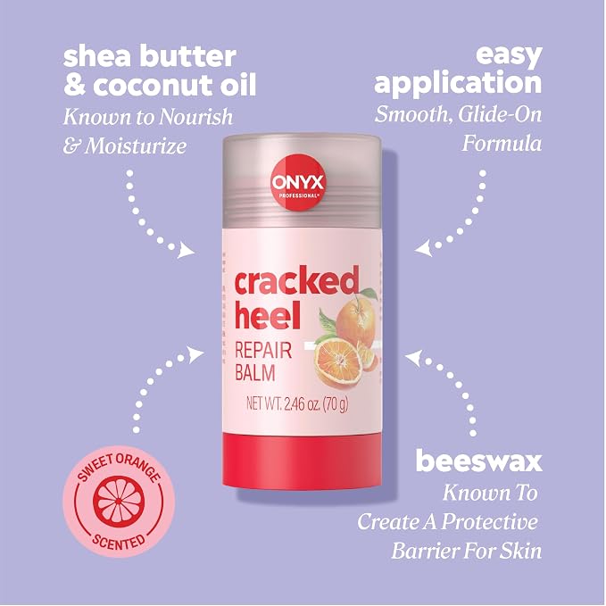 Onyx Professional Cracked Heel Repair Balm Stick, 1 Pack - Image 3