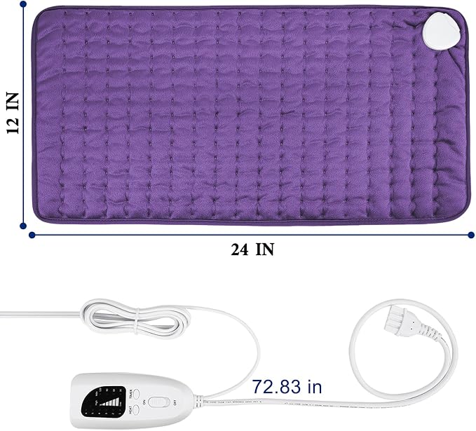 Electric Heating pad for Back Neck Shoulder Knee Arms Legs- Electric Heat Pads - Image 3