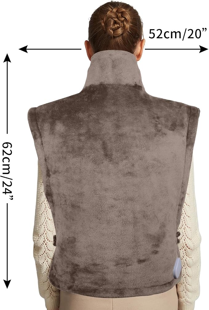 26" x 35" Flannel Neck&Shoulder&Back Heating Pad - Image 6