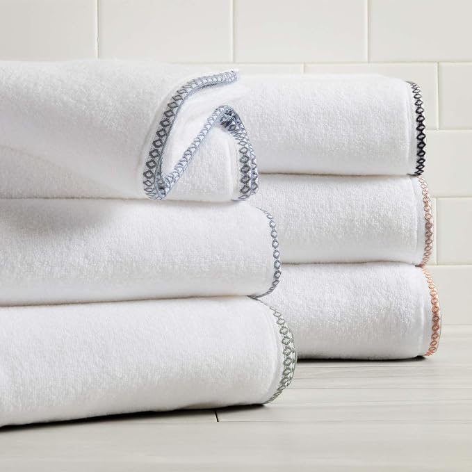 Great Bay Home Black/White Bath Towel Set - Image 3