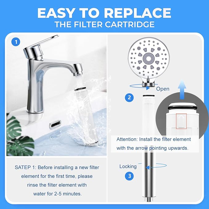 Multi-Stage Shower Filter Replacement compatible - Image 3