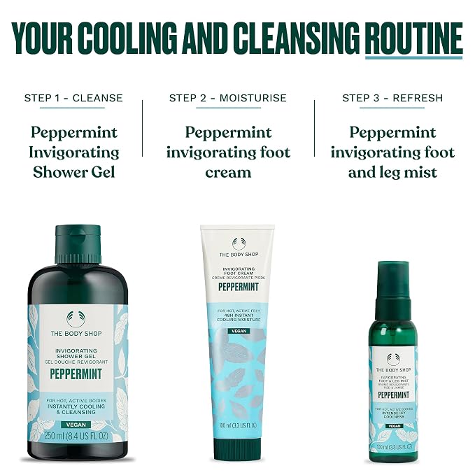The Body Shop Peppermint Invigorating Foot Scrub | Cooling Exfoliator - Image 6