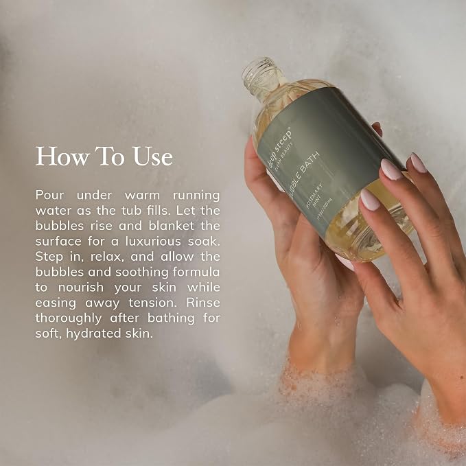 Deep Steep Fig Apricot Bubble Bath - Image 7