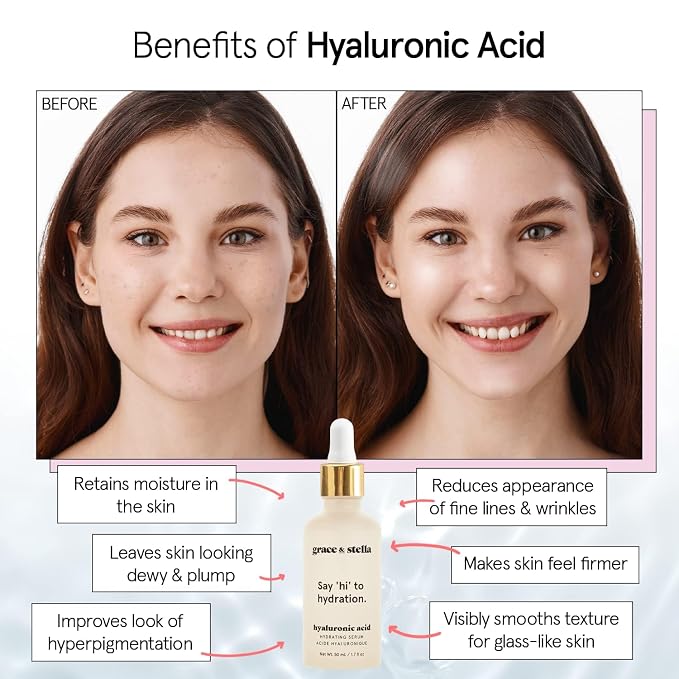 grace & stella Award Winning Hyaluronic Acid Serum Hyaluronic Acid Serum - Image 3