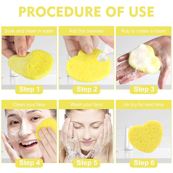 100-Count Compressed Facial Sponges - Image 3