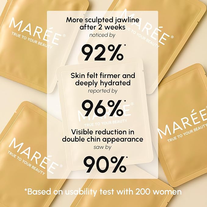 MAREE V Line Lifting Mask with 24K Gold – Deep Collagen Face Mask - Image 11